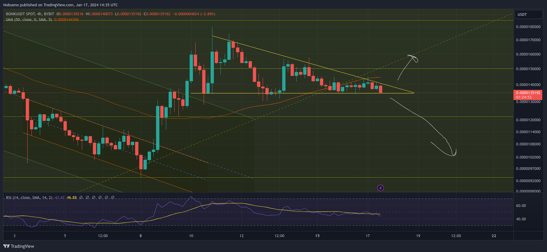 BYBIT:BONKUSDT Chart Image by Nobueno