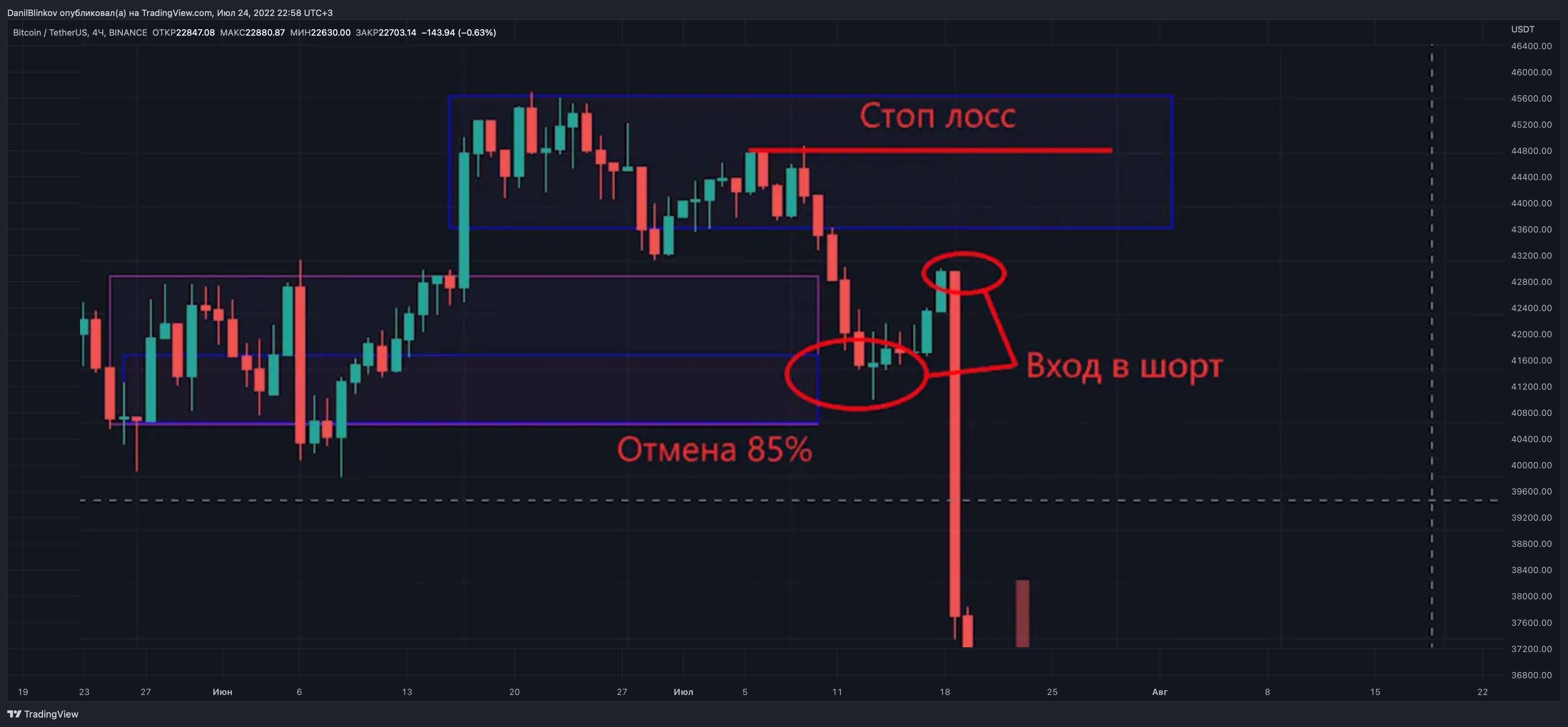 BINANCE:BTCUSDT Chart Image by DanilBlinkov