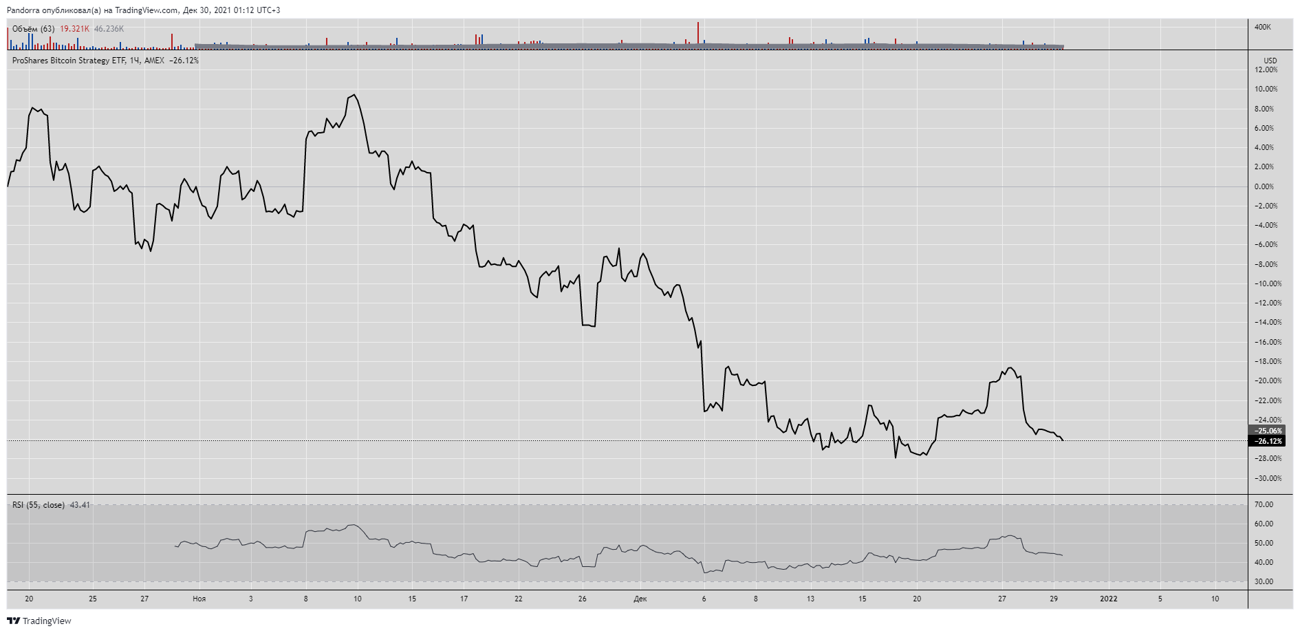 AMEX:BITO Chart Image by PandorraResearch