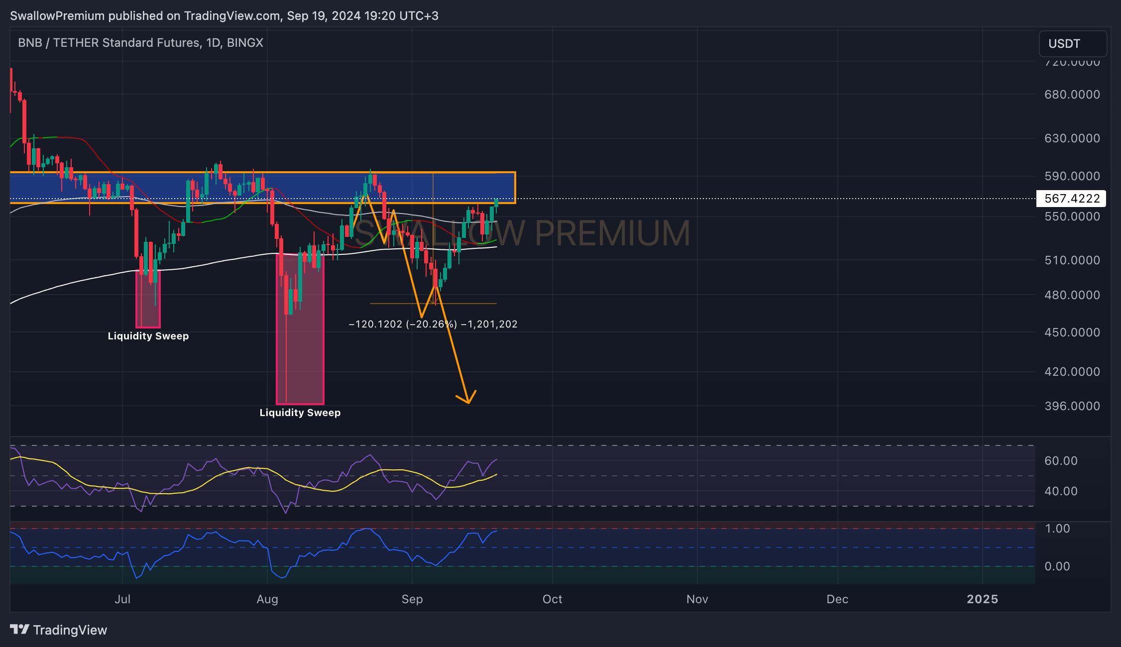 BINGX:BNBUSDT.PS Chart Image by SwallowAcademy