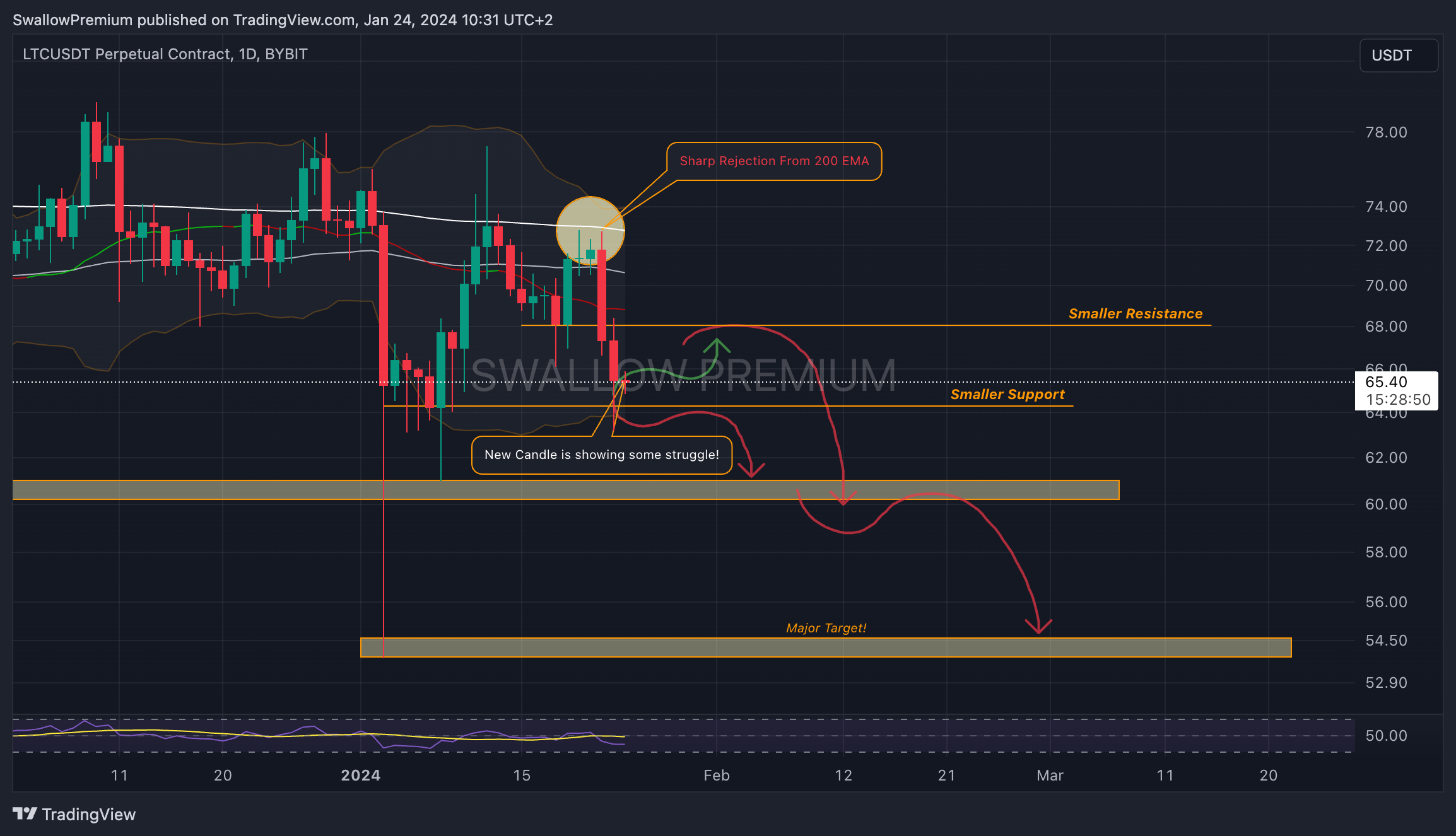 BYBIT:LTCUSDT.P Chart Image by SwallowAcademy