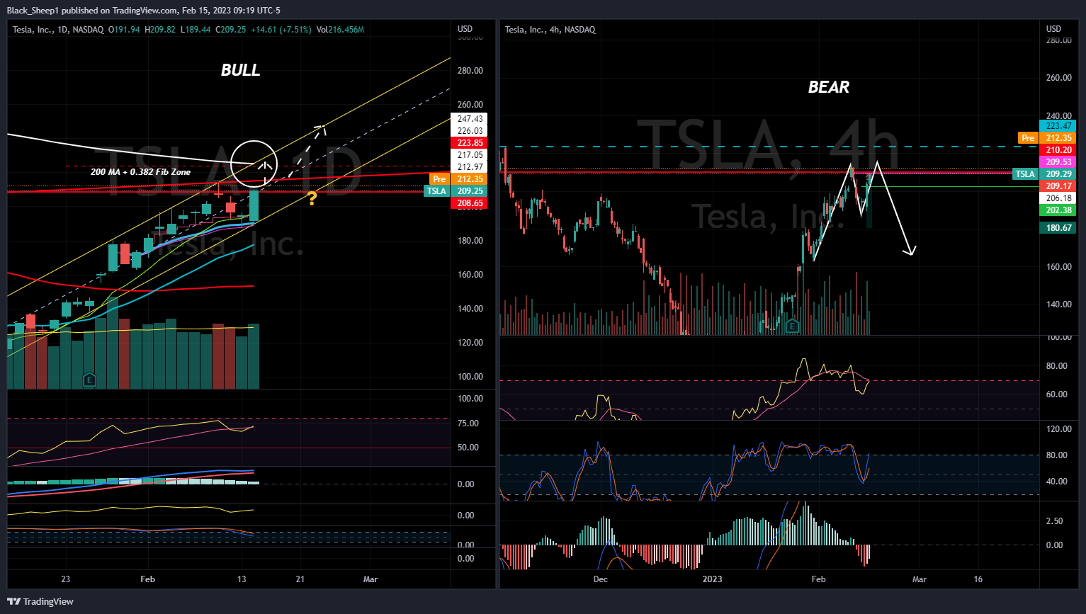 NASDAQ:TSLA Chart Image by Black_Sheep1