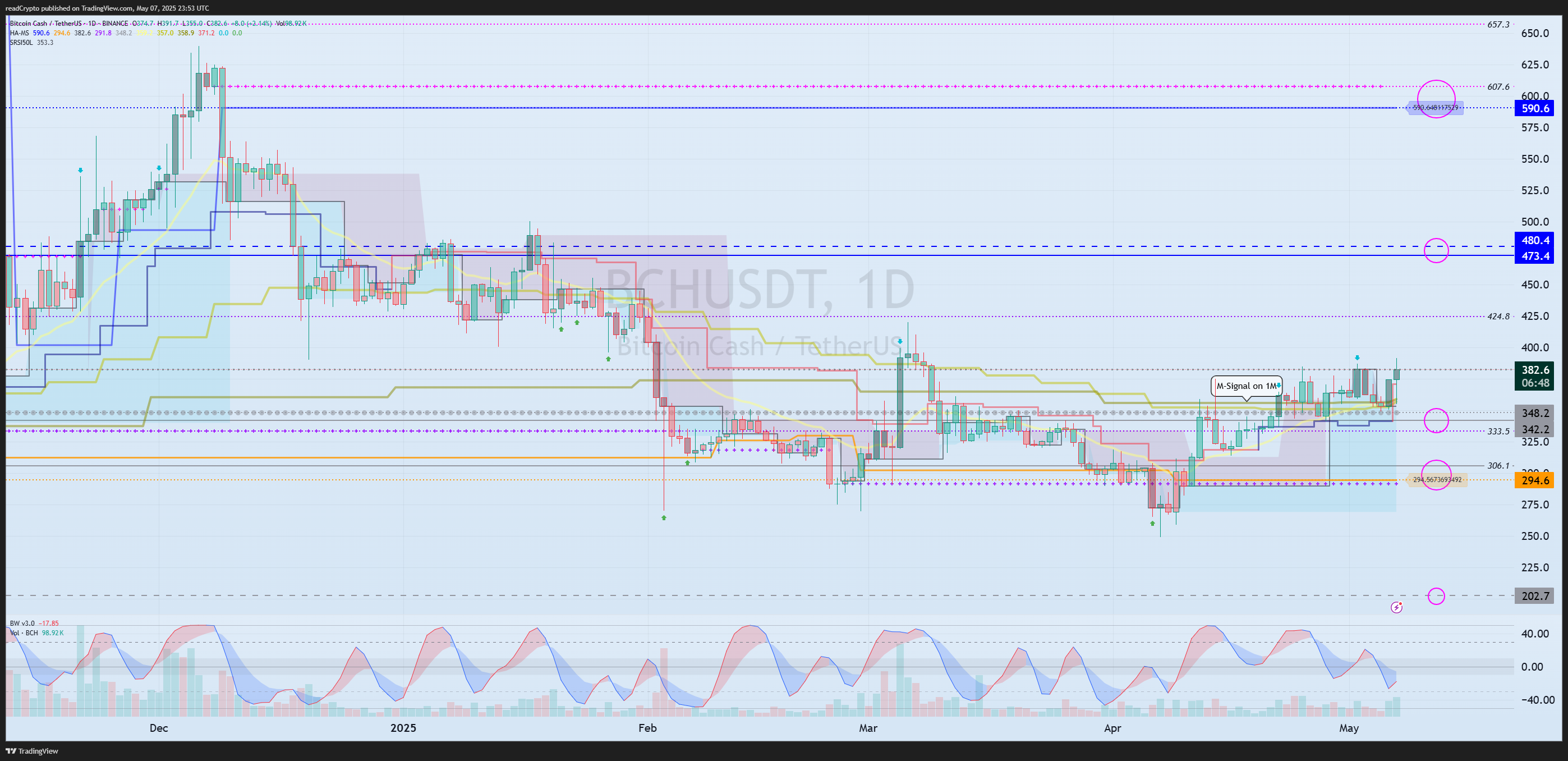 BINANCE:BCHUSDT Chart Image by readCrypto