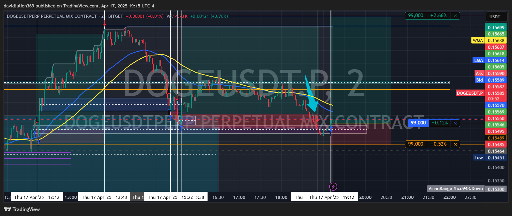 BITGET:DOGEUSDT.P Chart Image by davidjulien369