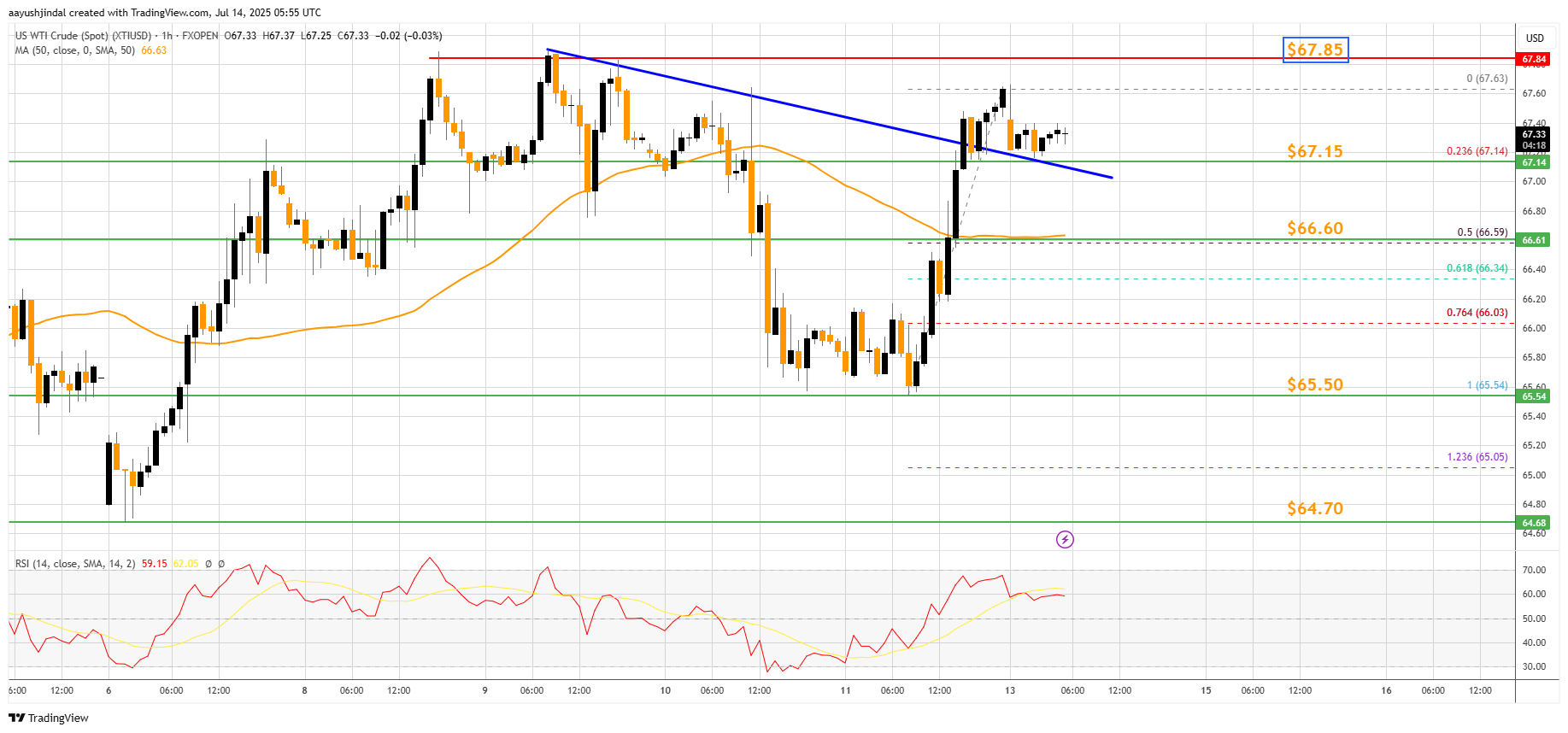 FXOPEN:XTIUSD Chart Image by aayushjindal