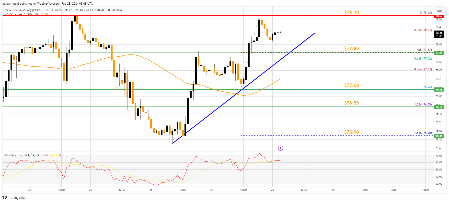 FXOPEN:XTIUSD Chart Image by aayushjindal