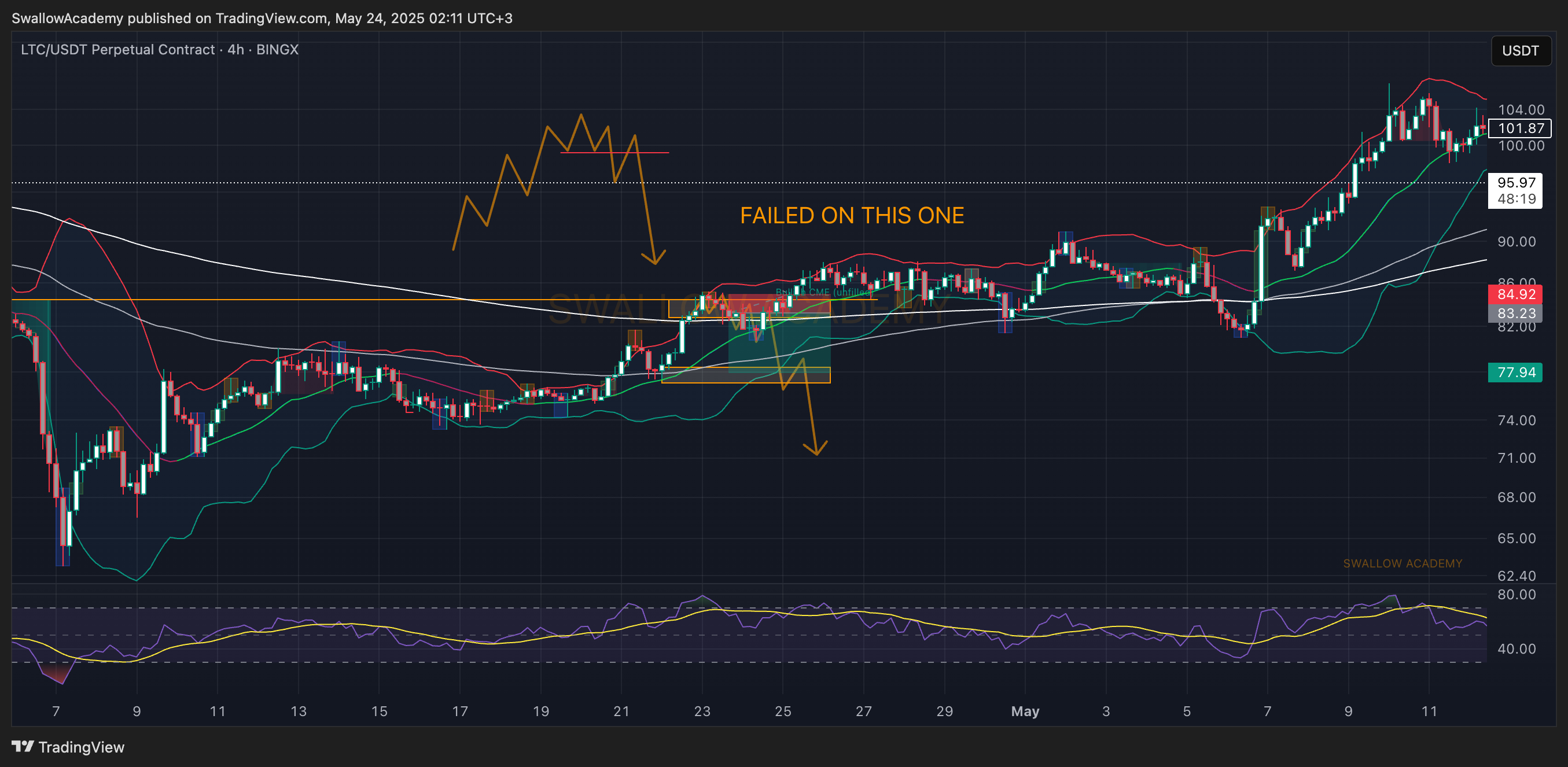 BINGX:LTCUSDT.P Chart Image by SwallowAcademy