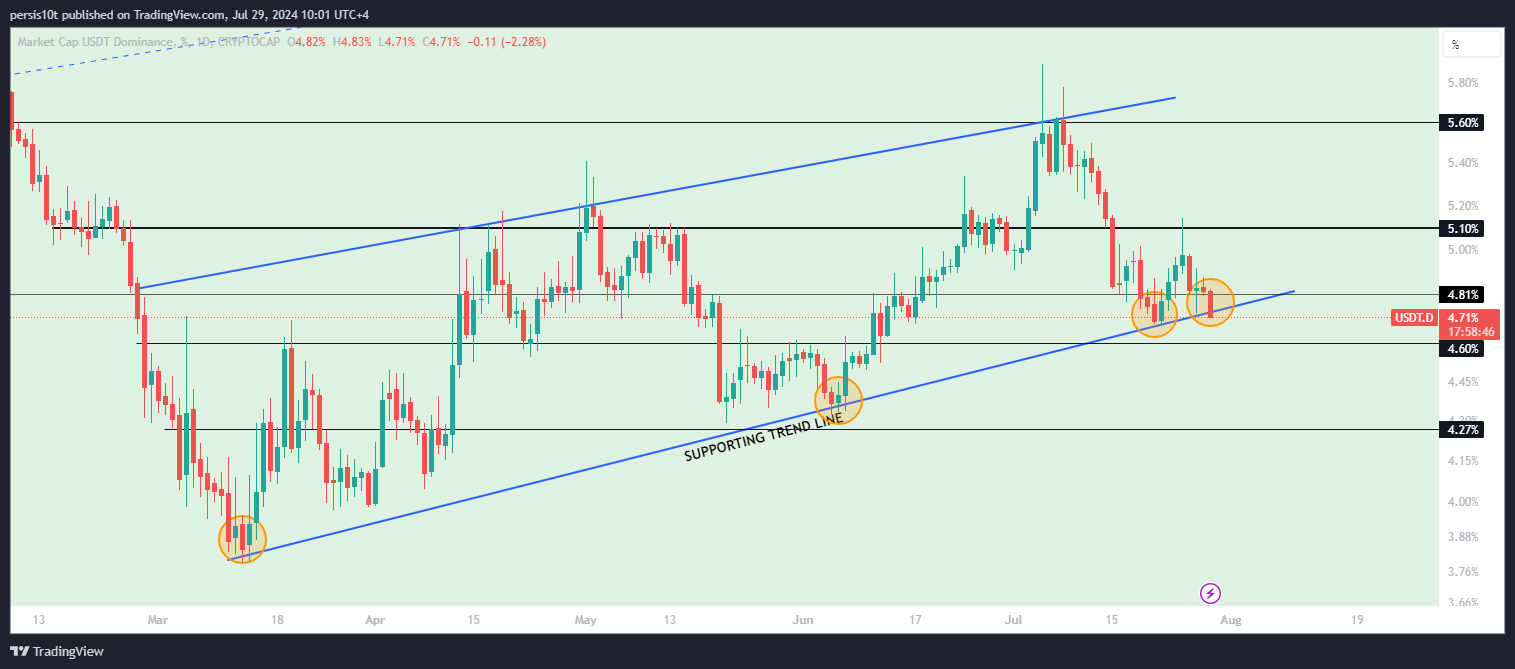 CRYPTOCAP:USDT.D Chart Image by persis10t
