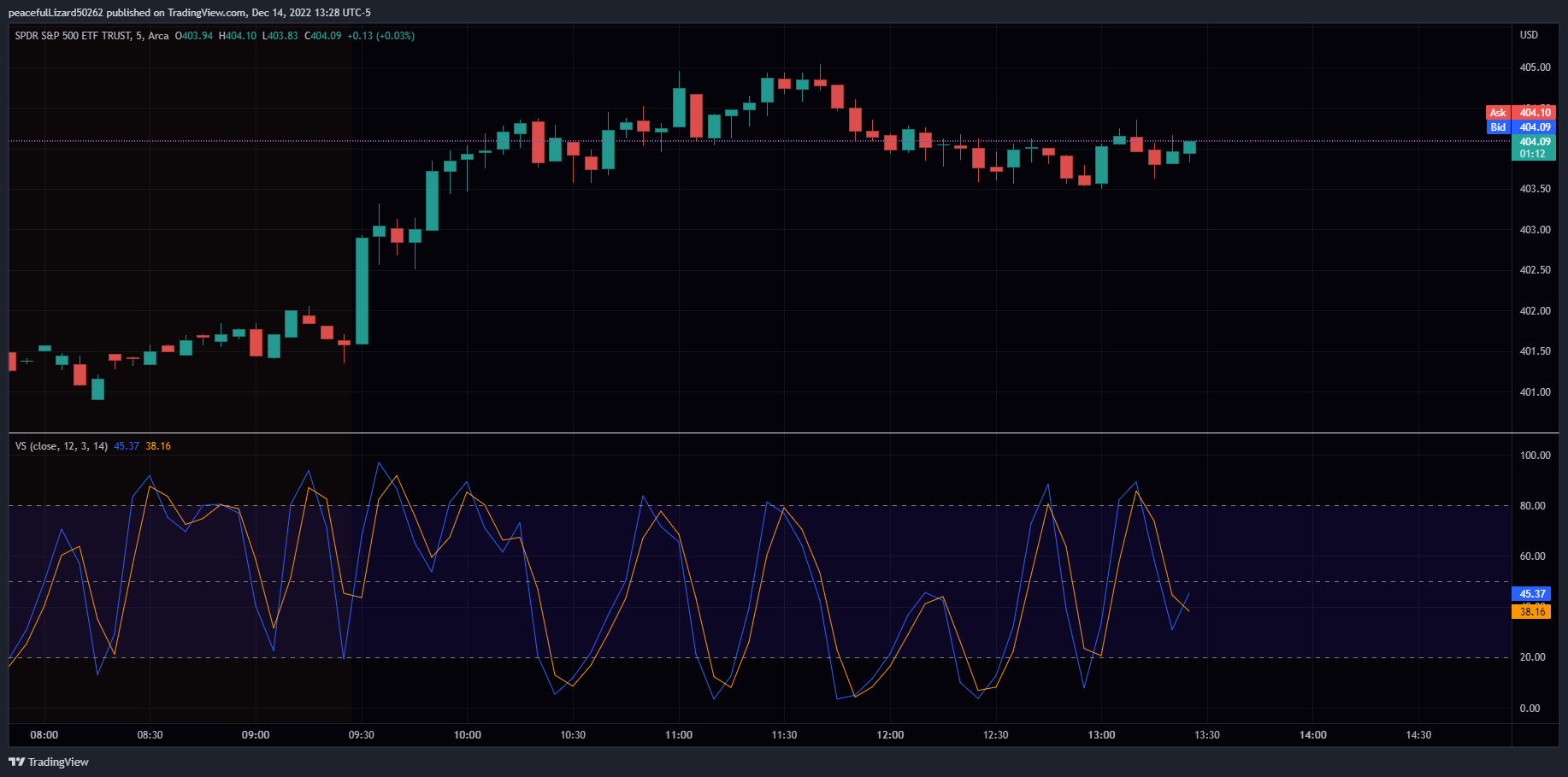 AMEX:SPY Chart Image by The_Peaceful_Lizard