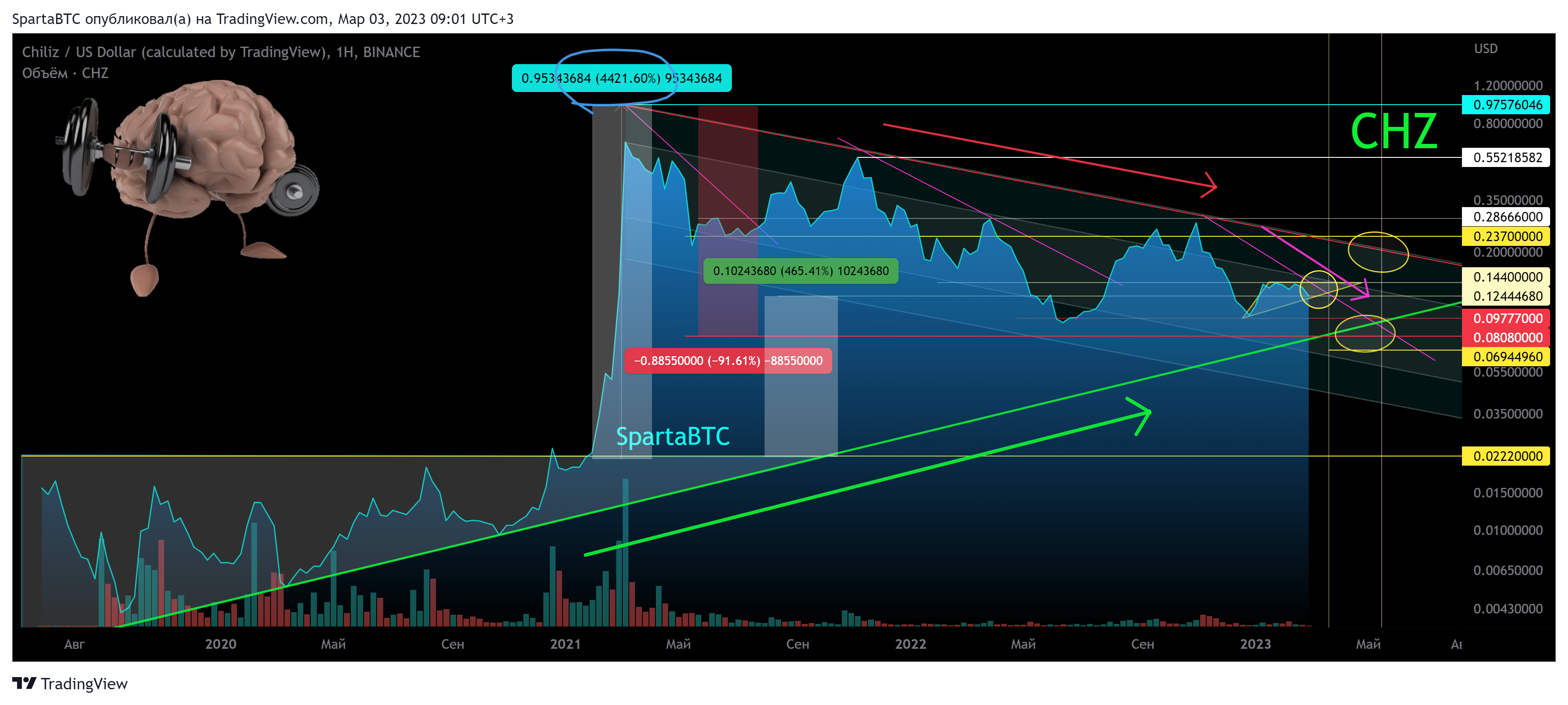 BINANCE:CHZUSD Chart Image by SpartaBTC
