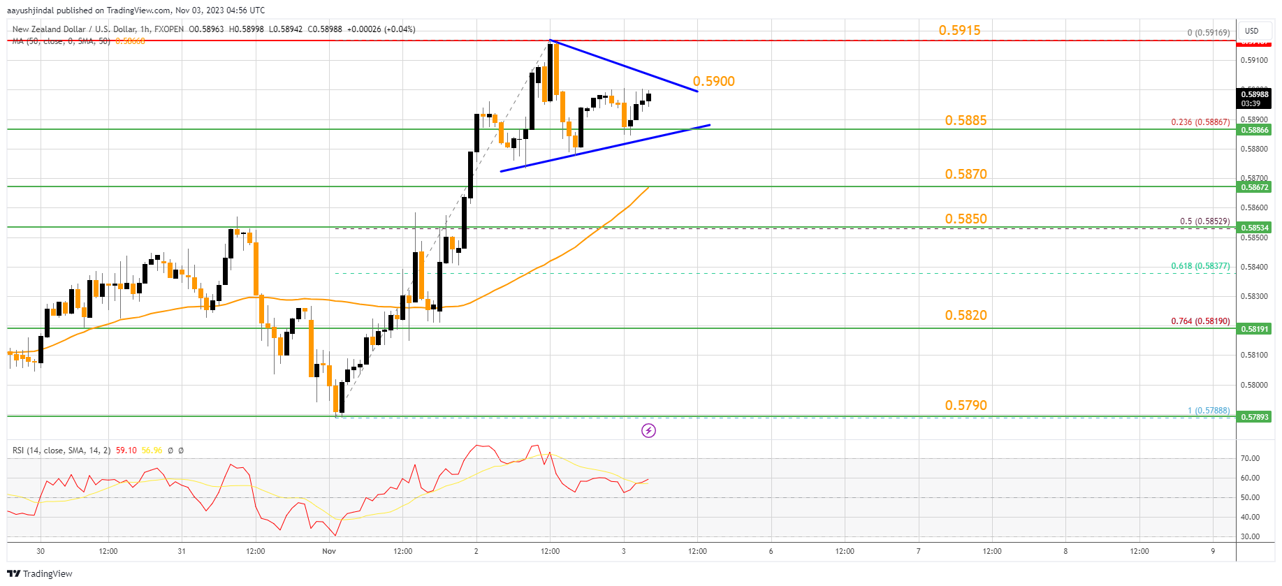 FXOPEN:NZDUSD Chart Image by aayushjindal