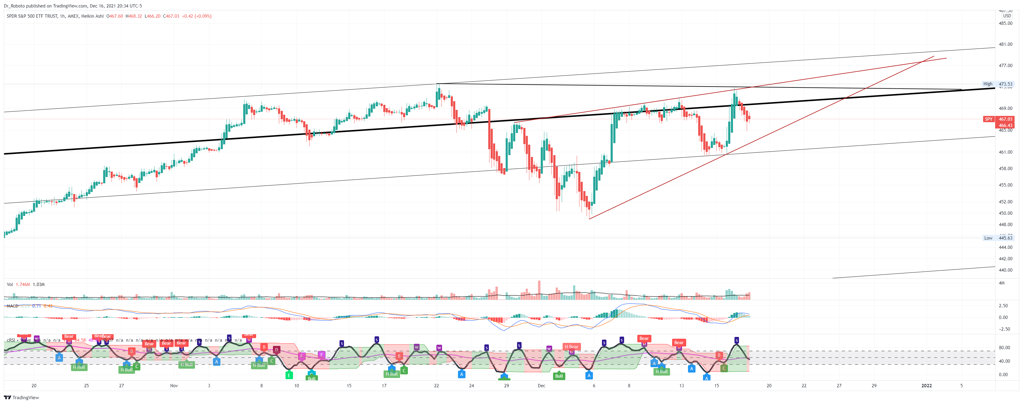 AMEX:SPY Chart Image by Dr_Roboto