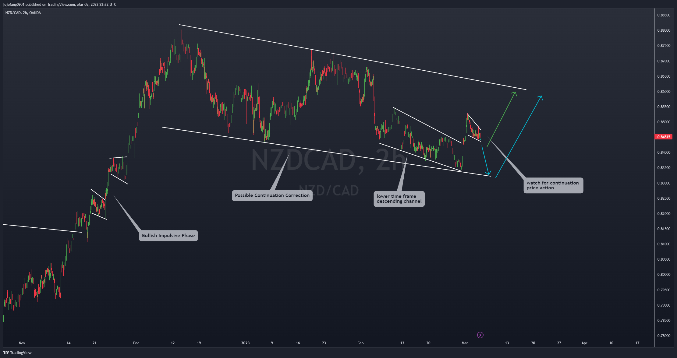 OANDA:NZDCAD Chart Image by jojofang0901