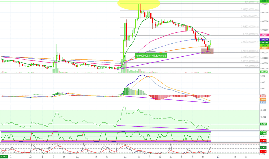 DOGE Support- Retrace- Hidden Bullish Divergence (Early Signal)