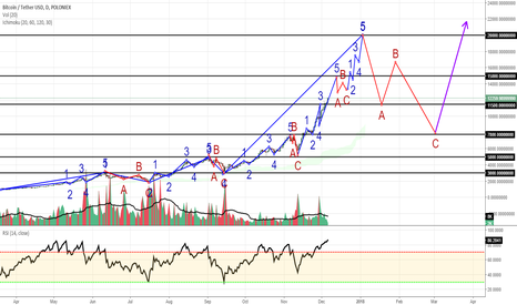 BItcoin perfect Elliott Wave count
