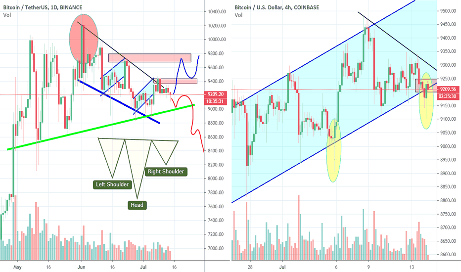 Bitcoin, Shake Out Wick to 8000/7500