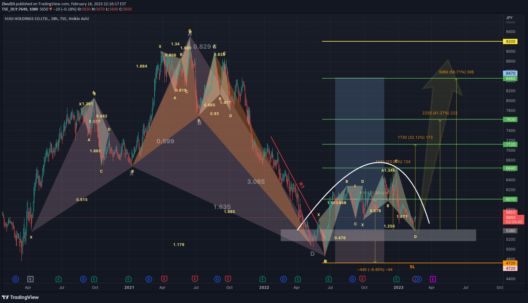 TSE:7649 Idea Chart Image by Zivul33