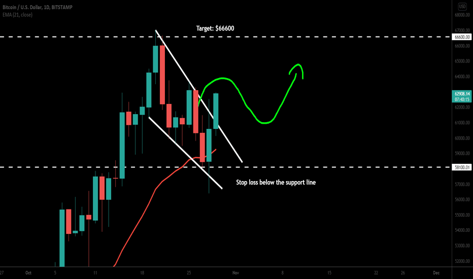 Bitcoin (BTC) broke out falling wedge for next pump