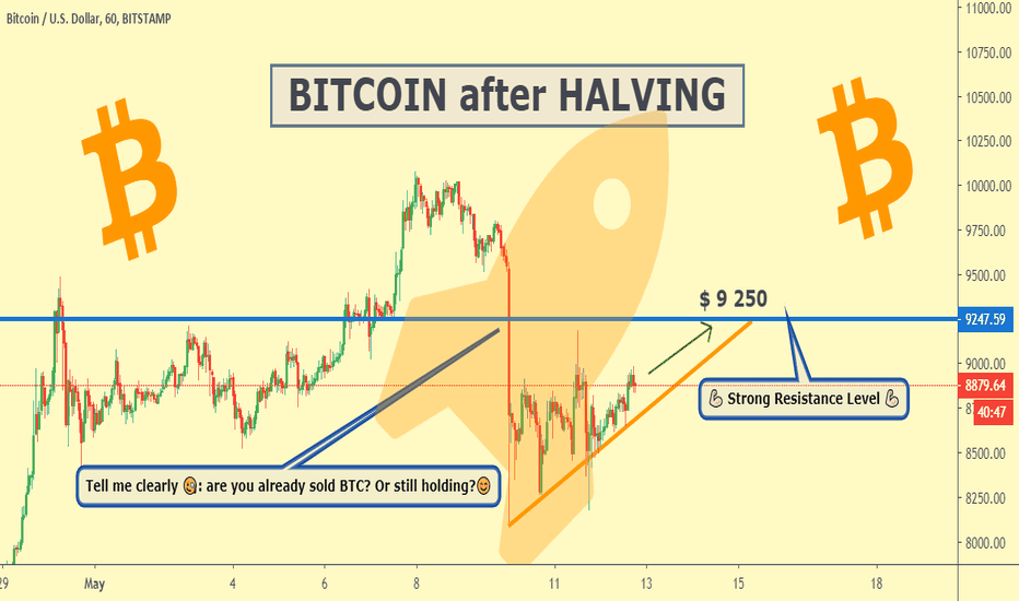 💙💛BITCOIN after HALVING💙💛