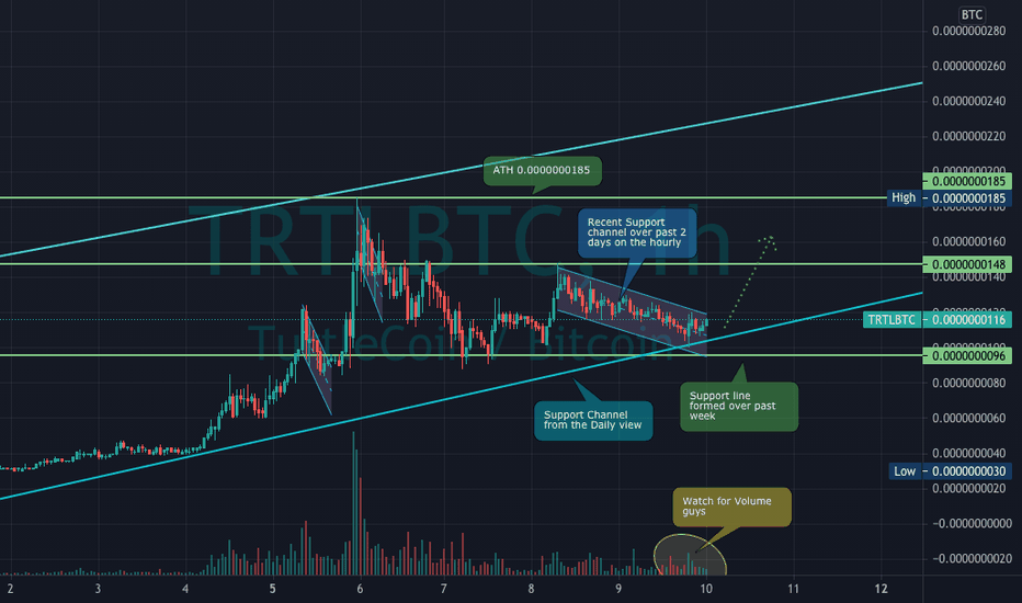 TRTLBTC Pair idea -š¢ on the hourly