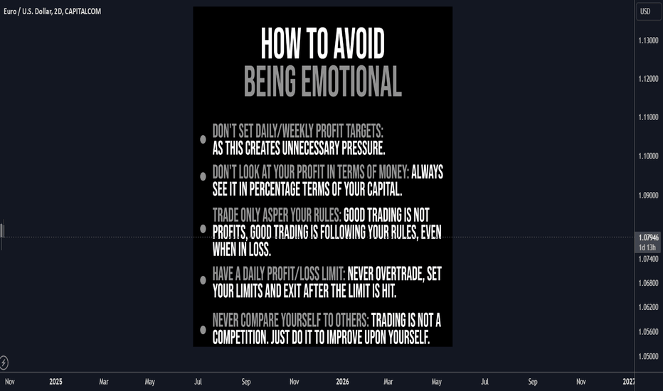 How to avoid being emotional in trading?