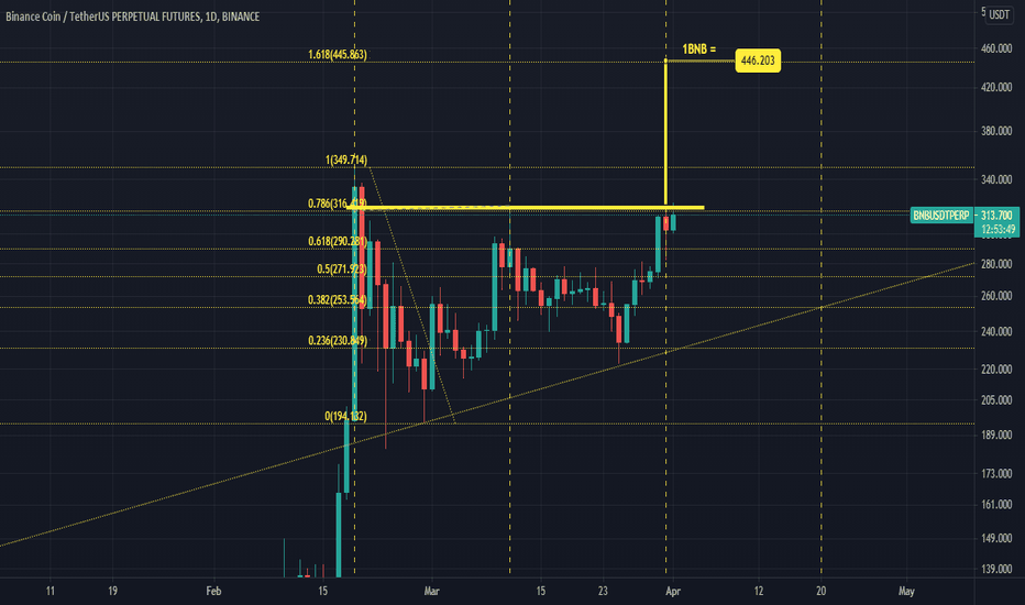 Daily chart of BNBUSDT unfolds new ATH targets!