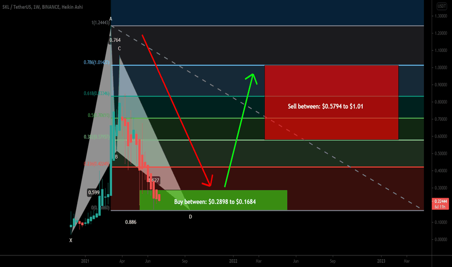 SKALE Network (SKL) formed big BAT for upto 499% big move