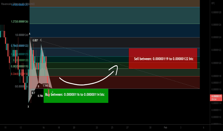 Ravencoin (RVN) formed bullish BAT | A good buy opportunity
