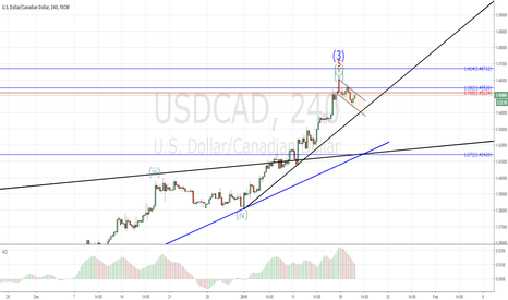 USDCAD reached projected possible top!
