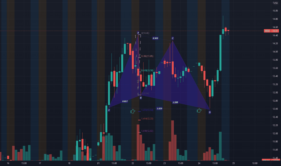 Look familiar $WISH Butterfly, I blew this one, lost track 