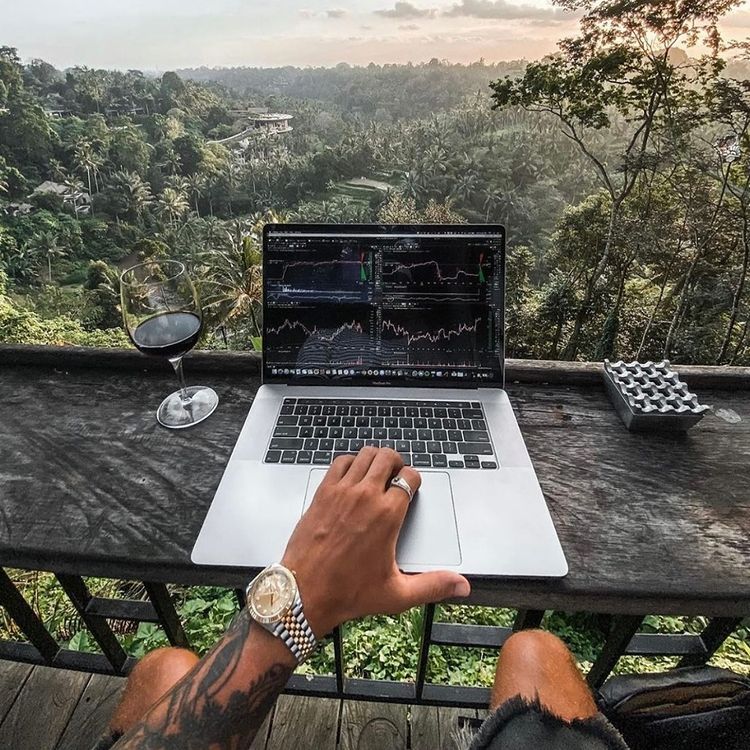 TradingView Chart on Instagram @laptopmoneygang