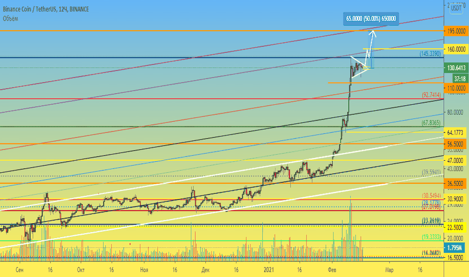 BNB 12ч Что будет быстрее 160$ и 195$ или 110$ и ниже?