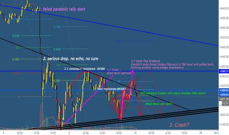 bitcoin's steps before the crash