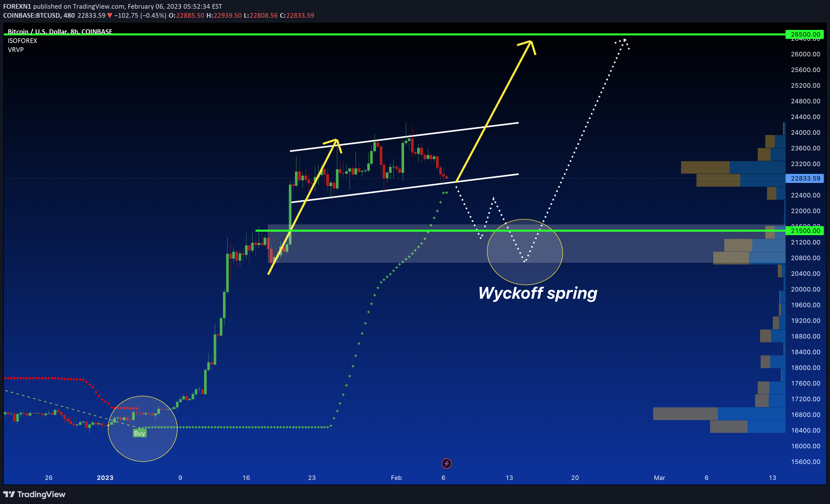 COINBASE:BTCUSD Idea Chart Image by FOREXN1